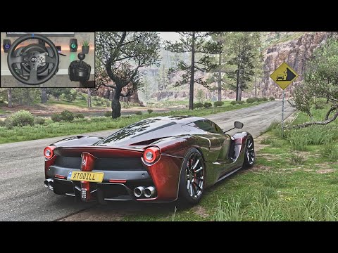 Ferrari LaFerrari 1000HP - Forza Horizon 5 | Steering Wheel Gameplay