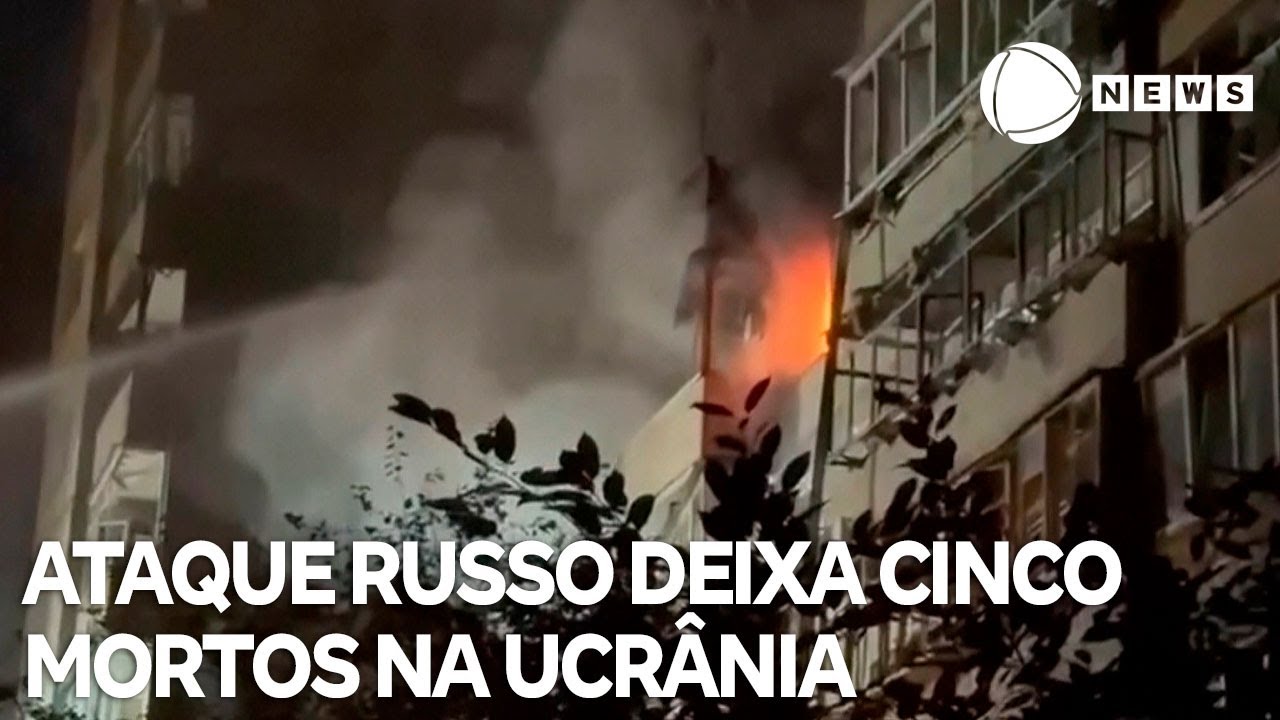 Novo ataque russo mata ao menos cinco pessoas na Ucrânia Trump promete sanções