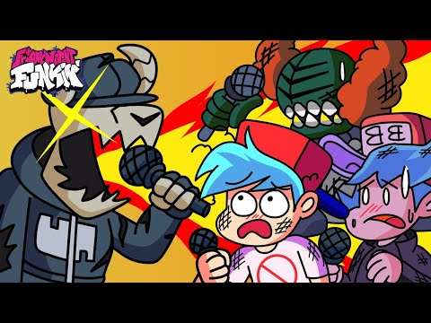 "Genocide" but Every Turn Another Character Sings It - Friday Night Funkin Animation