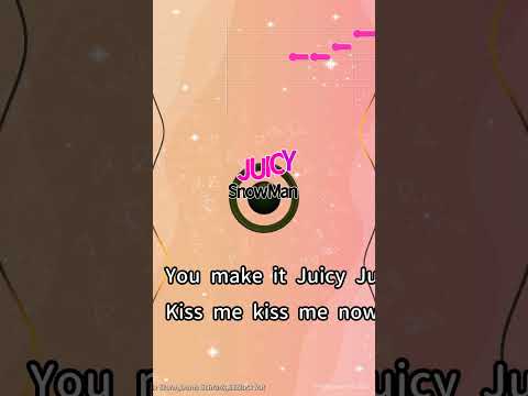 【カラオケ】JUICY/Snow Man #shorts