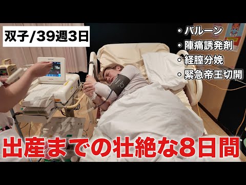【双子39週】出産フルコース8日間のリアルな記録。