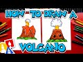 Drawing a Cute Volcano