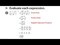 Exponents and Their Properties