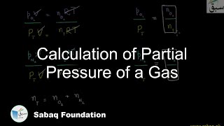 Calculation of Partial Pressure of a Gas