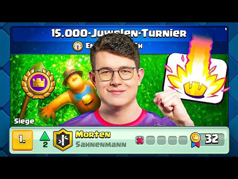 😱🥇ICH BIN PLATZ 1 DER WELT IM 15.000-JUWELEN-TURNIER...  | Clash Royale Deutsch