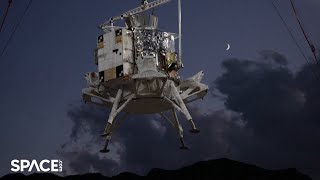 China's moon lander for crew run through touch down and take off tests
