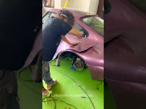 O designer da Porshe, Akira #pinturaautomotiva #shortvideo #shortsfeed