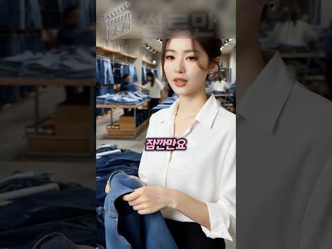 청바지가 꼭 입고싶은 여자