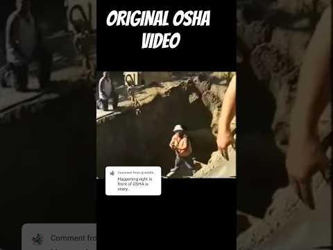 Original Osha "Can't be down there vid" Concrete Catastrophe #concrete #shorts