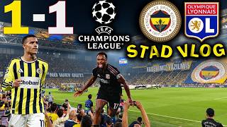 TURU FRANSA'YA BIRAKTIK | Fenerbahçe 1-1 Olympique Lyon |  Maçın Tribün Hikayesi