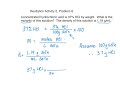 Hydrochloric Acid Calculations