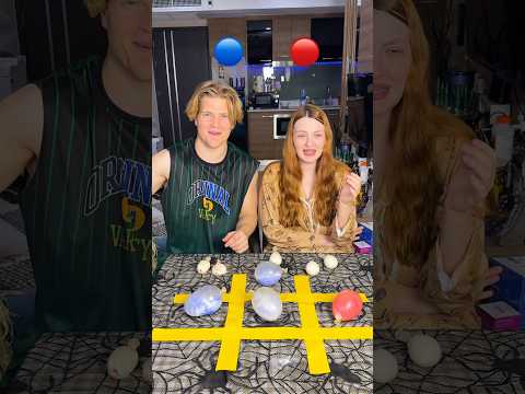 Воздушные крестики нолики❌🔵🔴#boardgames #игры #настолки #games #play