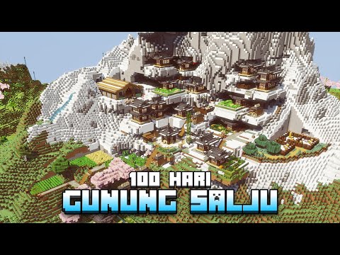 100 Hari Minecraft Gunung Salju