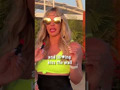 WHAT happened to her at COACHELLA? #shorts #coachella #interview