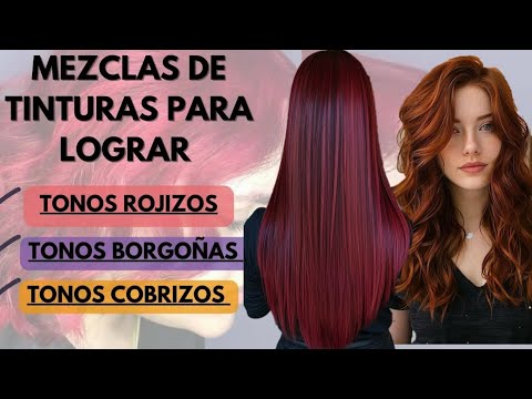 COLORES VIBRANTES en TONOS ROJIZOS para el Cabello Ideal para todo Tipo de Piel y edad