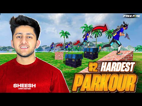 Hardest Parkour Challenge In Free Fire Craftland Funny Custom Room - Free Fire