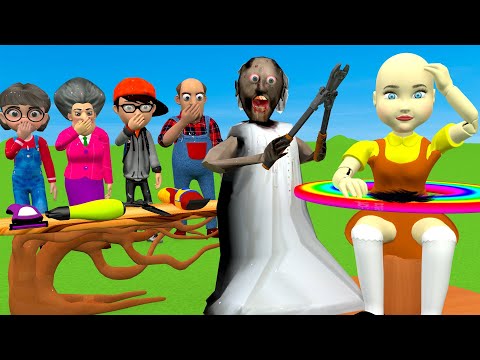 Scary Teacher 3D vs Squid Game Draw Hair Squid Girl Beautiful or Error Challenge 5 Times Challenge