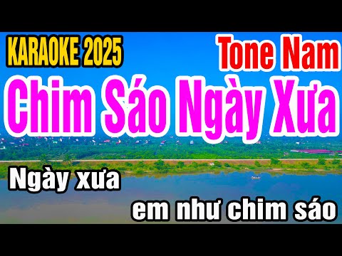 Karaoke Chim Sáo Ngày Xưa Tone Nam Nhạc Sống gia huy karaoke