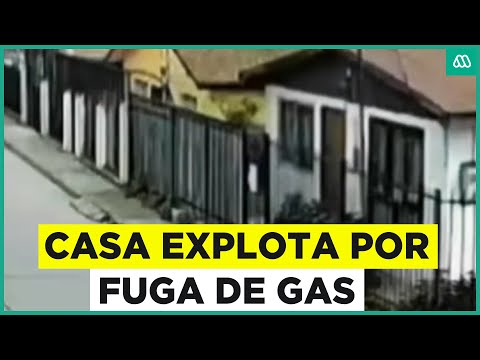 Casa explota por fuga de gas en Viña del Mar