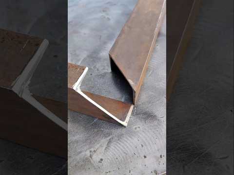 Easy steps to maximize arc welding strength on UNP joints #stickwelding #welding