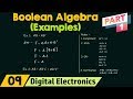 Boolean Algebra Concepts and Applications