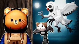فيلم روبلوكس : ميجو تحول الى البومة البيضاء فى ..! 🔥😱 وصحابى يحاولو الهروب منى .👿