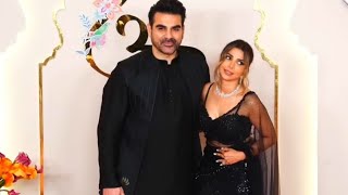 Arbaaz Khan With Wife Arrives At Anant Radhika Wedding #ambani