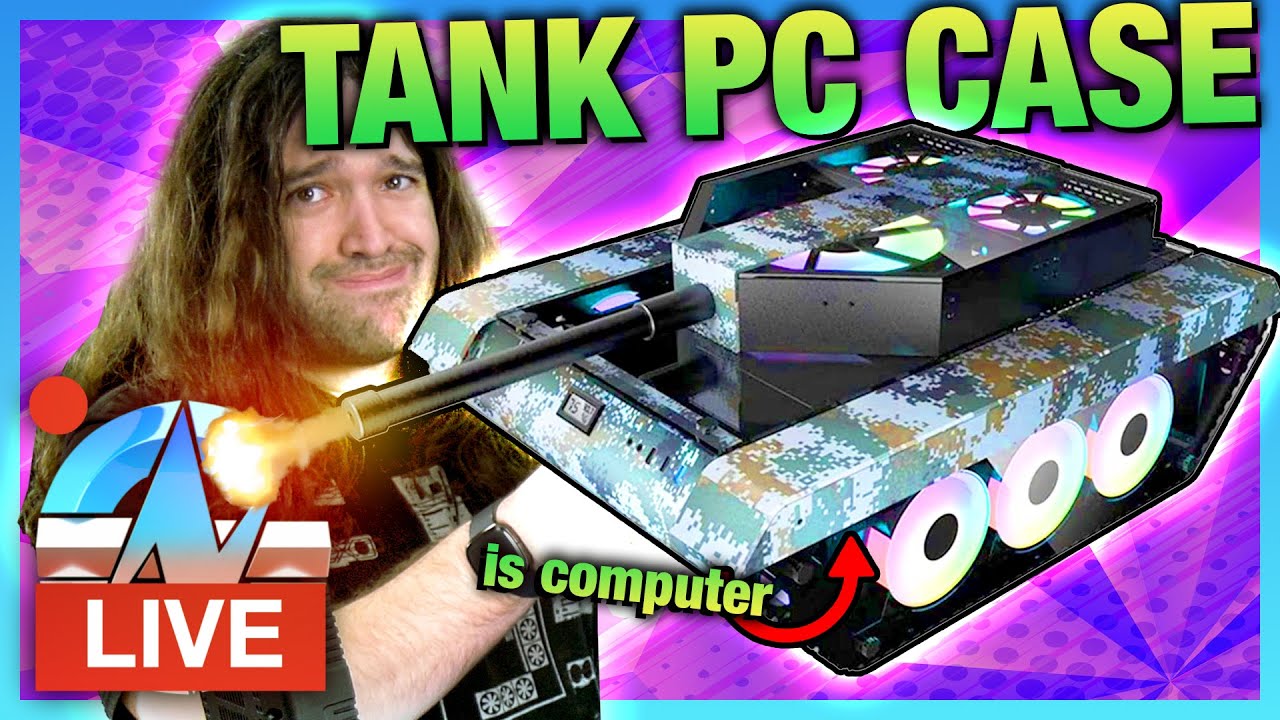 LIVE: PC Build in a Weird Tank Case