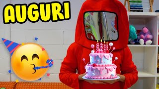 COMPLEANNO A SORPRESA PER AMONG US