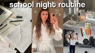 BOARDING SCHOOL NIGHT ROUTINE 2025 *gym, self care, study*