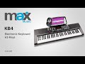 Electronic Keyboard For Beginner - Max KB4 Full Size 61-Keys