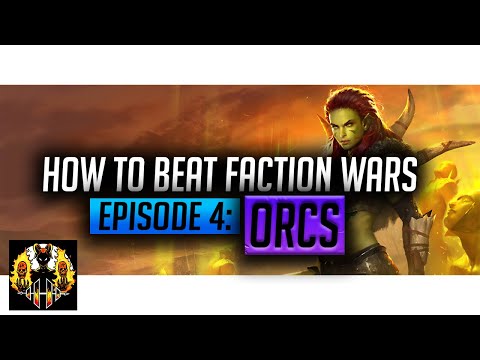 RAID: Shadow Legends | How to beat Faction Wars, Episode 4: Orcs! Level 21 completed first time!
