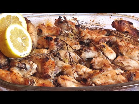 ALITAS DE POLLO AL LIMÓN EN EL HORNO🍗🍋😋 | El Dulce Paladar