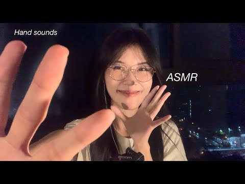 ASMR Hand sound (repeat with black screen for sleep) zZZZ 😴