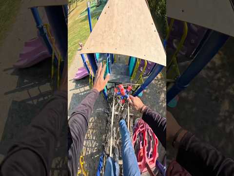 Bella ciao playground parkour climbing running pov