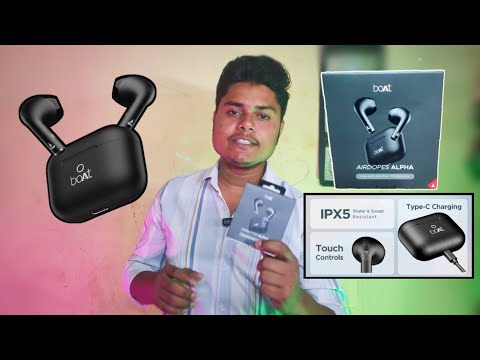 AIRDOPES ALPHA || BoAt || Air buds Unboxing video And Review || HEMRAJ MISHRA