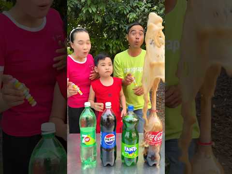 7up, Pepsi, Fanta, Coca-Cola vs mentos