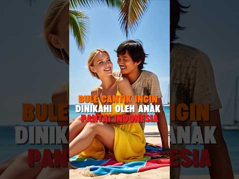 BULE CANTIK INGIN DINIKAHI OLEH ANAK PANTAI DI INDONESIA | Tau islam #anakpantai #kisah #video