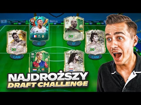 DRAFT ZA 25 MILIONÓW?! NAJDROŻSZY DRAFT CHALLENGE | EA FC 25