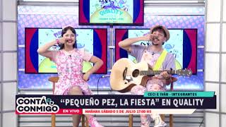 PEQUEÑO PEZ NOTA  EN TV- CONTÁ CONMIGO- CÓRDOBA