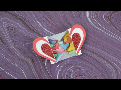 How to make a heart card out of paper | Beautiful handmade valentines day card