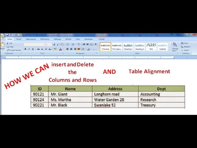 Download Ms Word 07 In Hindi Urdu Setting Table Alignment Inserting Rows Columns In Table Youtube Youtube Thumbnail Create Youtube
