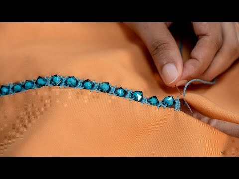 Connect Fabric with Beads & Embroidery!