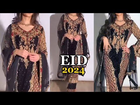 Latest Long Gown Design 2024 | Beautiful partywear long gown designs 2024