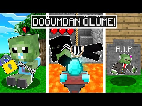 HIRSIZ OLARAK DOĞUMDAN ÖLÜME MUSTAFAER ⛓ - Minecraft