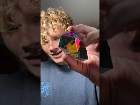 Additive color mixing does not create white- #cmycubes #colormixing #shorts