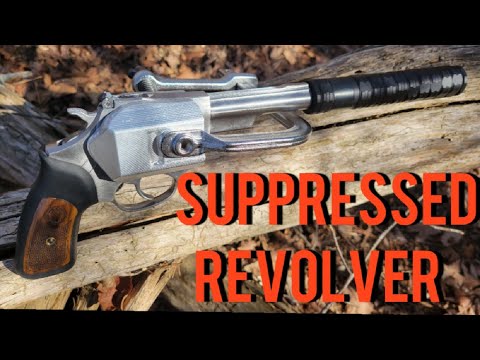 Shooting A Suppressed Revolver #shorts