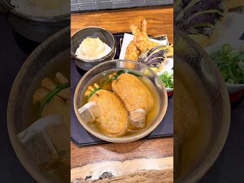 猛暑の夏に最高！氷でキンキンに冷えた巾着きしめん🧊🍜【愛知 たもん中日ビル店】