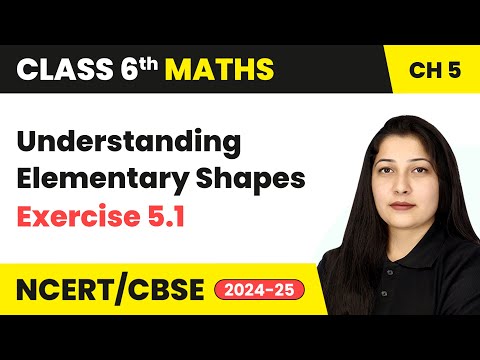 Understanding Elementary Shapes - Exercise 5.1 | Class 6 Maths Chapter 5 | CBSE 2024-25