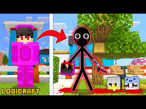 I Fooled My Friend as STICKMAN.exe JUMPSCARE in Minecraft